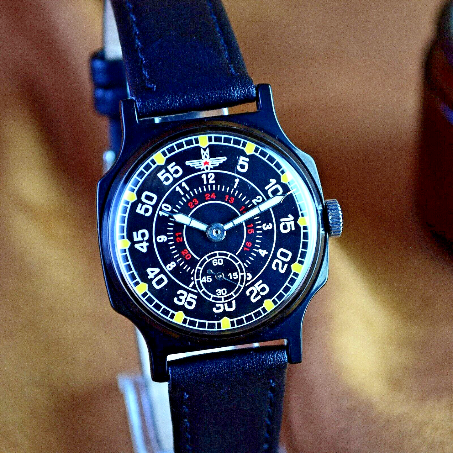 WristWatch Pobeda Sturmanskie AVIATOR PILOT Vintage Soviet Mechanical Watch USSR