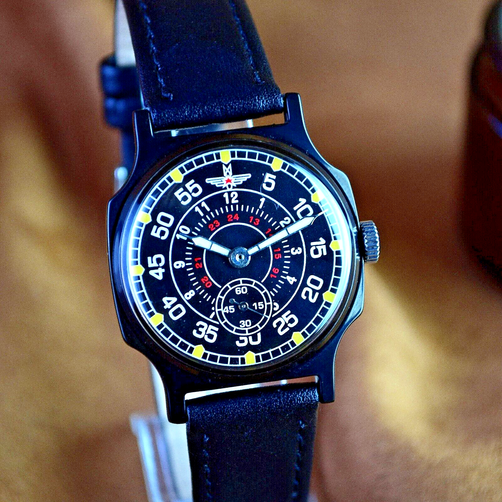 WristWatch Pobeda Sturmanskie AVIATOR PILOT Vintage Soviet Mechanical Watch USSR