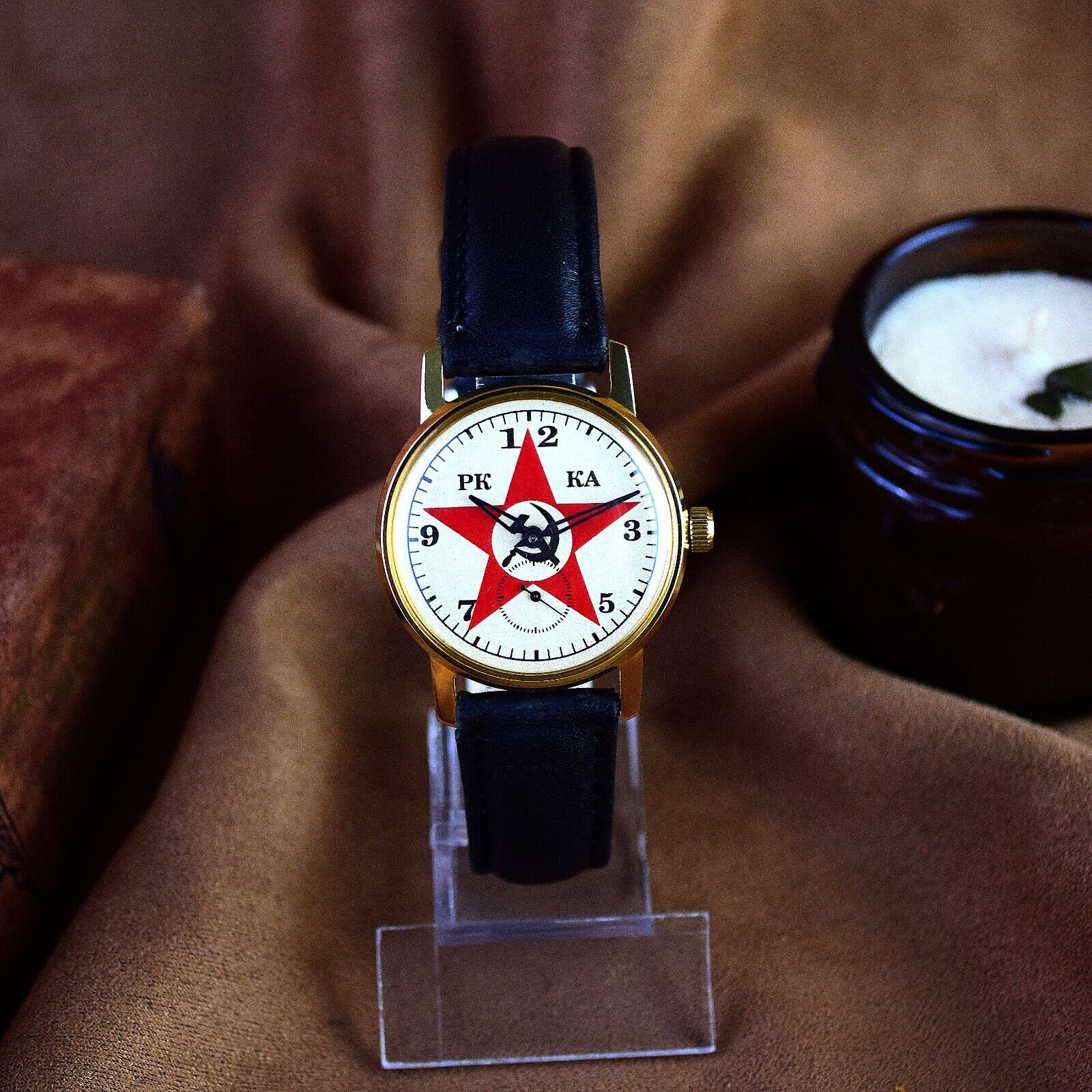 Soviet Watch Pobeda Red Star Vintage Mens Mechanical Watch Vintage 15 Jewels