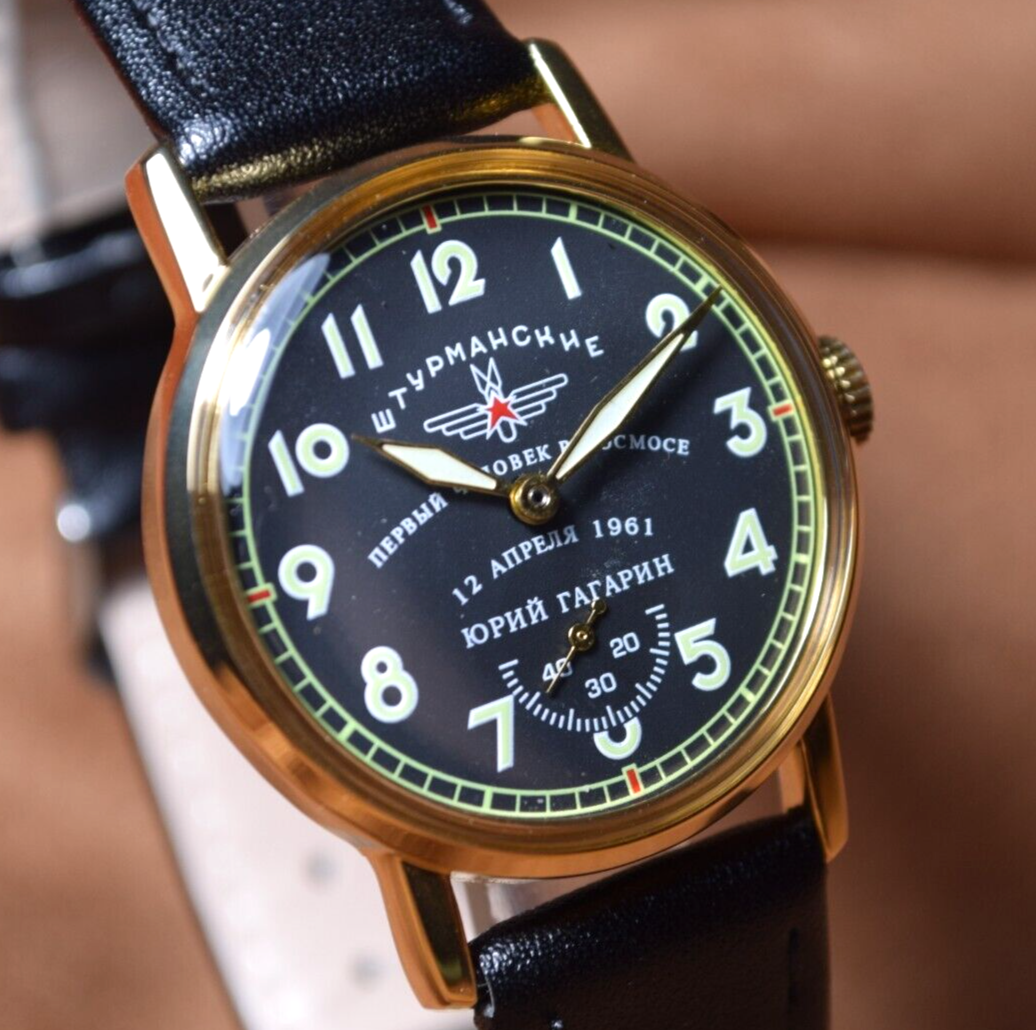 Soviet Watch Pobeda Sturmanskie Vintage Mechanical Watch Yuri Gagarin USSR