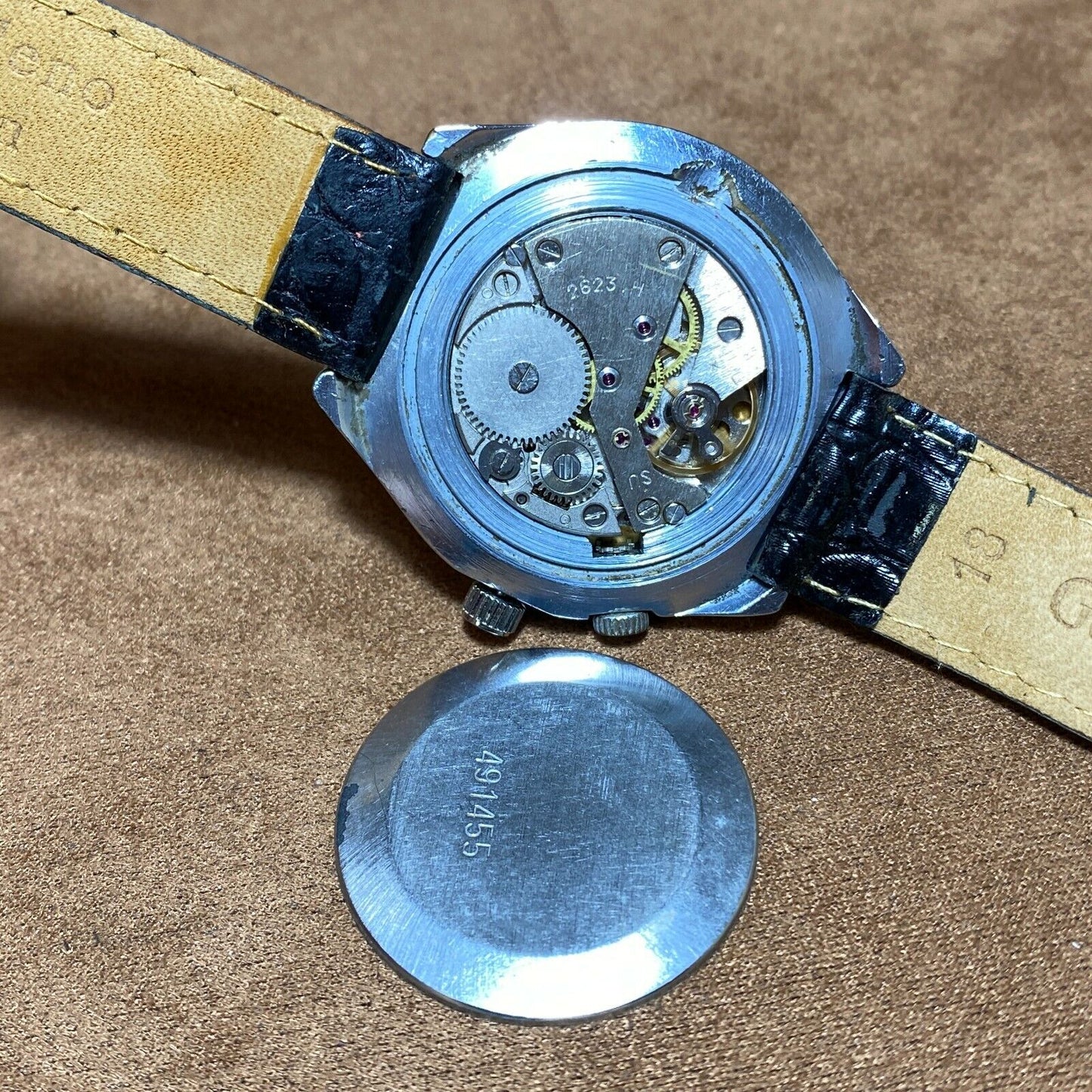 Soviet Vintage Watch RAKETA 24 HOURS Antarctic POLAR NAVY 2623 H USSR Watch