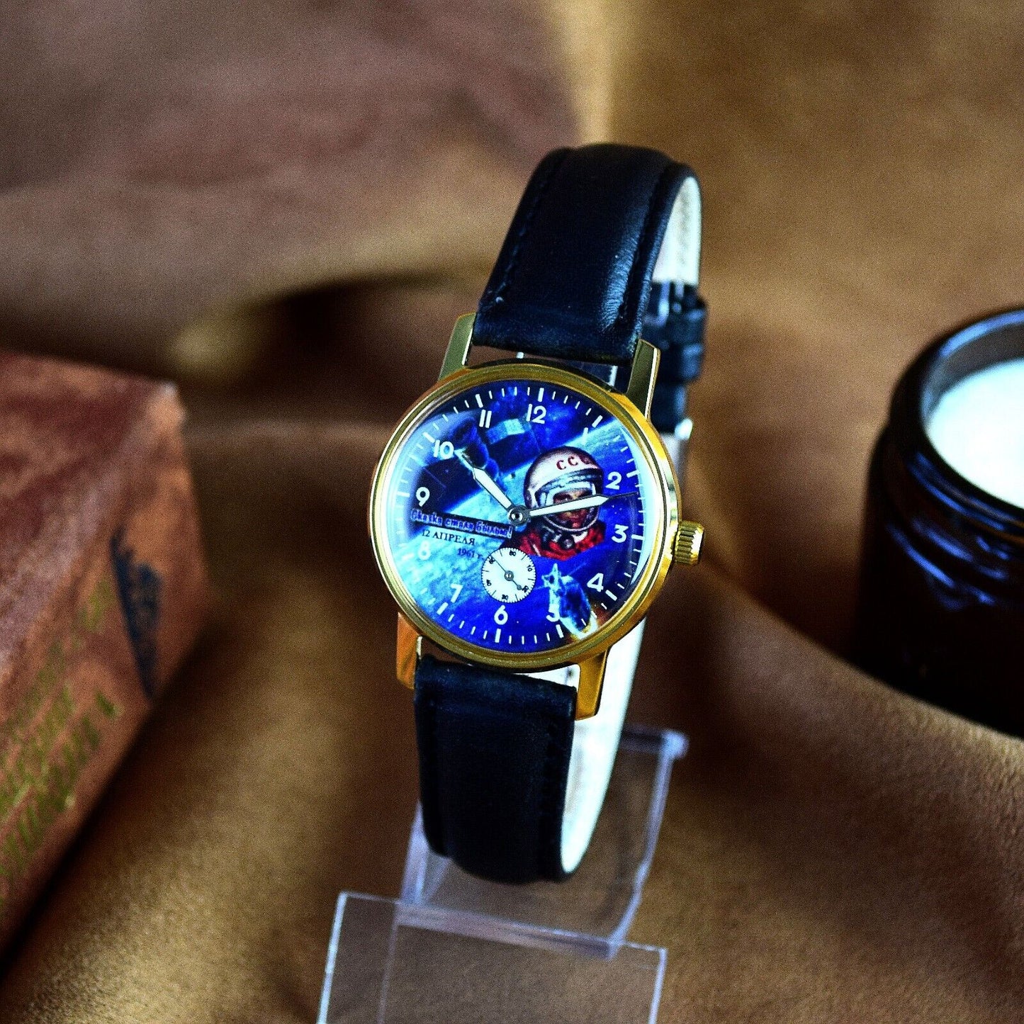 Soviet WristWatch Pobeda Space Program Yuri Gagarin Soviet Vintage Watch USSR