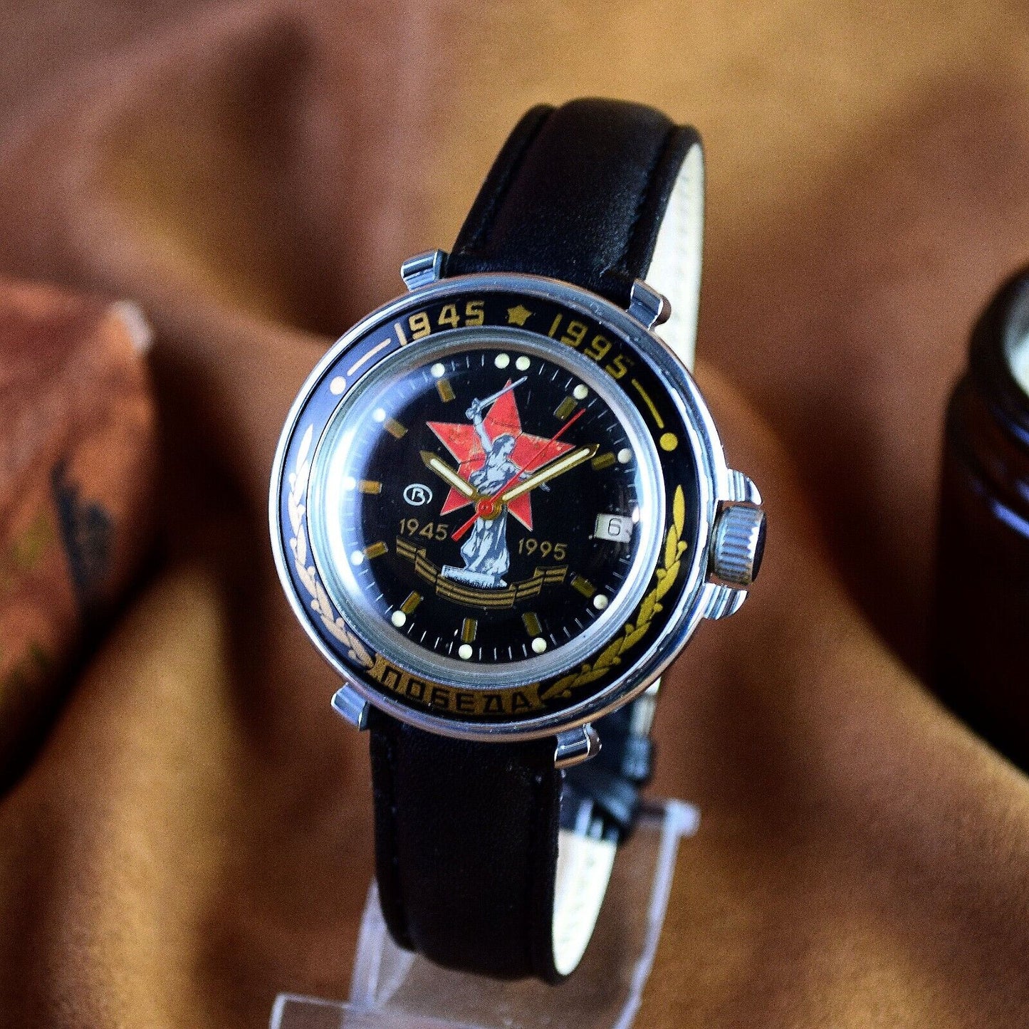 Soviet Watch Vostok Amphibian-Komandirskie Vintage Watch Men's Soviet Movement