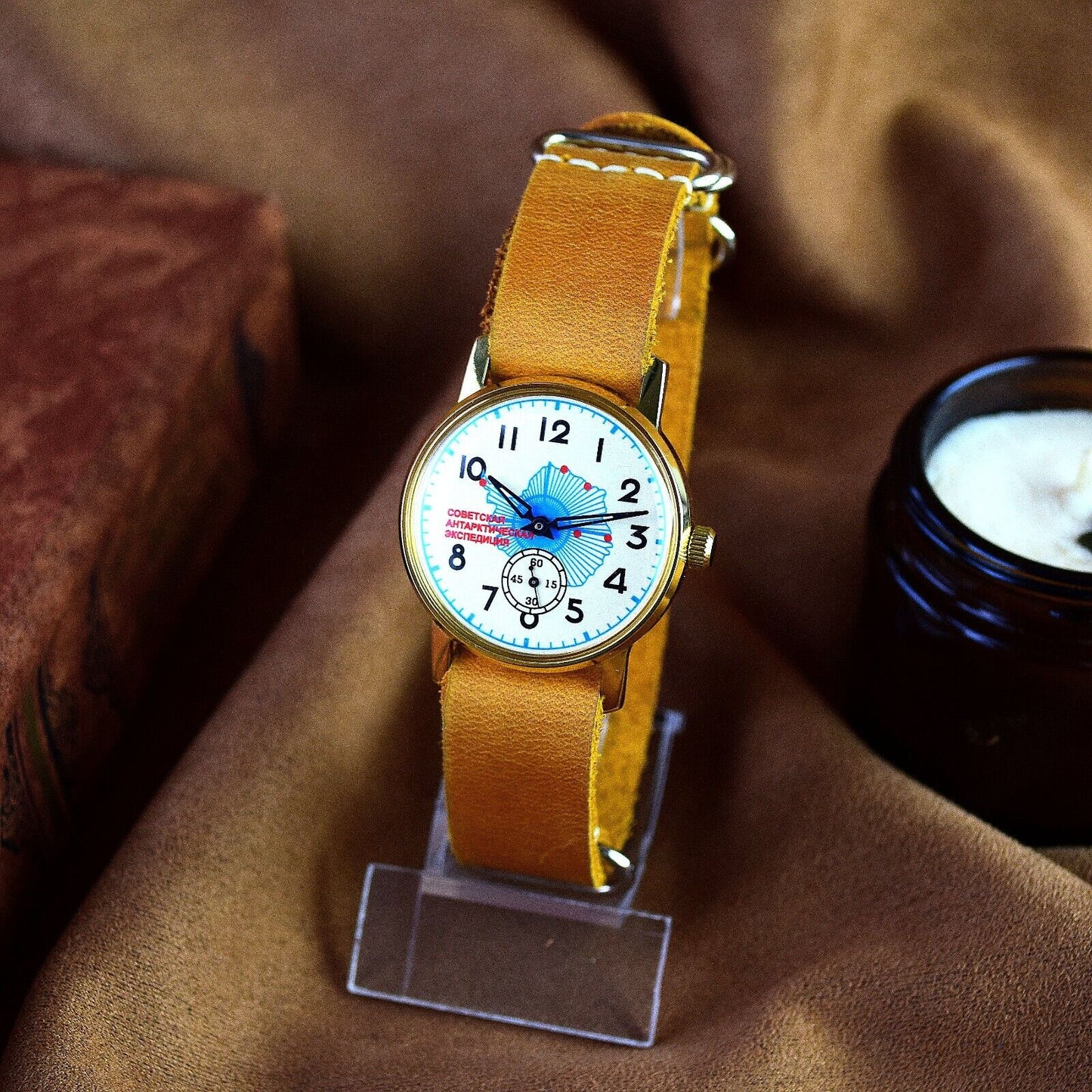 Soviet Watch Vintage Pobeda Soviet Antarctic Expedition Mechanical Watch USSR