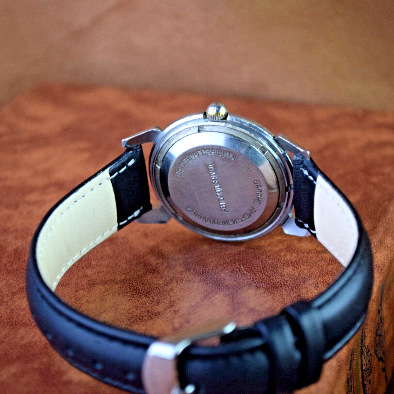 Soviet Automatic Watch Rodina Poljot 22 Jewels 1MChZ 1950s USSR Kirovskie Watch - Vintagecoua