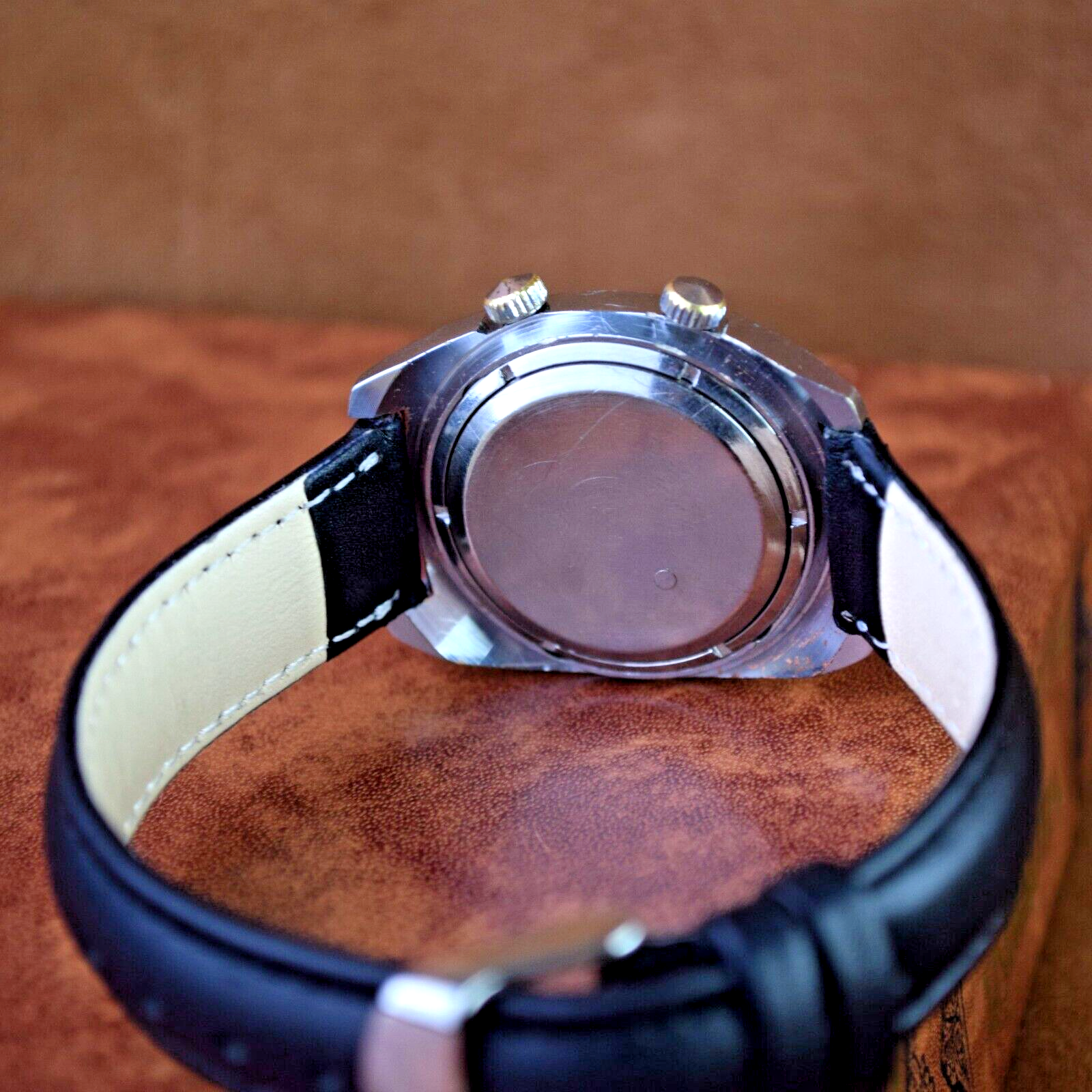 Soviet Vintage Watch POLJOT Alarm Mechanical Wrist Watch Signal Vintage USSR - Vintagecoua