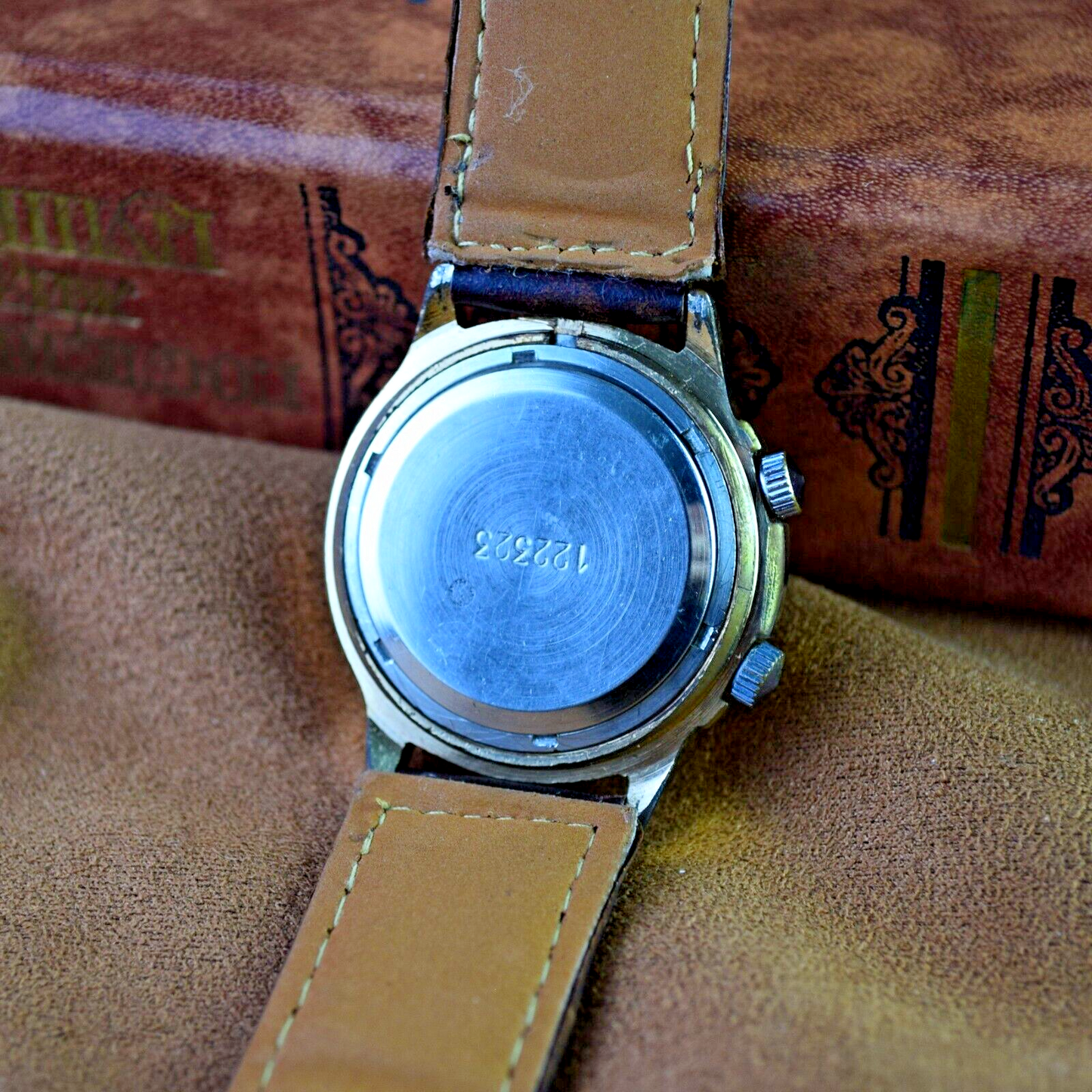 POLJOT Alarm Soviet Watch Signal Vintage USSR Mechanical Mens WristWatch USSR